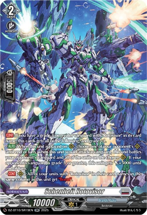 Image for Schenheit Rotovisor (SR) (DZ-BT10/SR19EN) (DZ-BT10: Dragonsoul Resonance) - Cardfight Vanguard