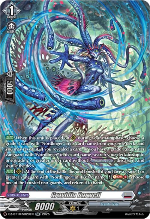 Image for Gravidia Barwell (SR) (DZ-BT10/SR20EN) (DZ-BT10: Dragonsoul Resonance) - Cardfight Vanguard