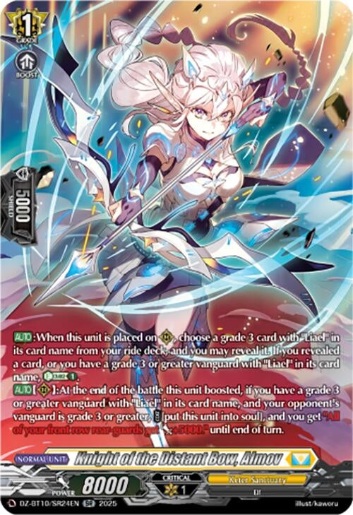 Image for Knight of the Distant Bow, Almov (SR) (DZ-BT10/SR24EN) (DZ-BT10: Dragonsoul Resonance) - Cardfight Vanguard