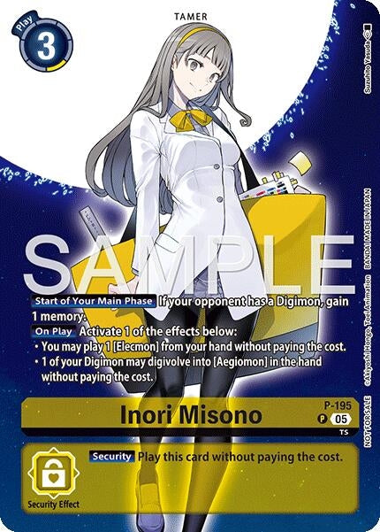 Image for Inori Misono (Digimon Story: Time Stranger Promo Pack) (P-195 P) (Digimon Promotion Cards) - Digimon Card Game