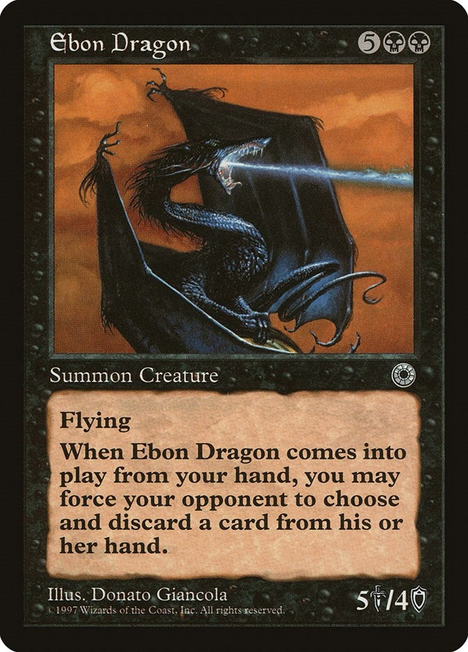Ebon Dragon [POR] - MTG Single