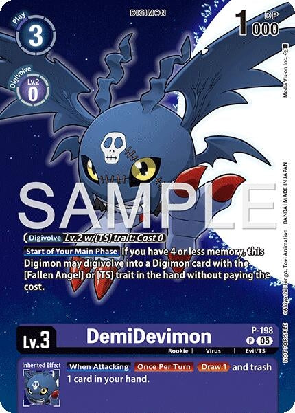 Image for DemiDevimon (Digimon Story: Time Stranger Promo Pack) (P - 198) (Digimon Promotion Cards) - Digimon Card Game