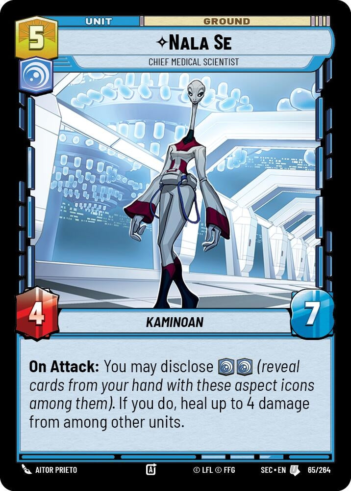 Image for Nala Se - Chief Medical Scientist (65/264) (Secrets of Power) - Star Wars: Unlimited