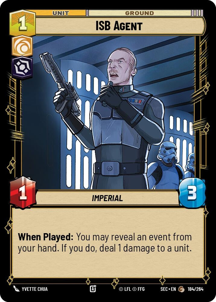 Image for ISB Agent (184/264) (Secrets of Power) - Star Wars: Unlimited