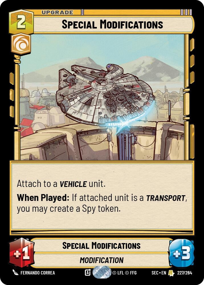 Image for Special Modifications (227/264) (Secrets of Power) - Star Wars: Unlimited