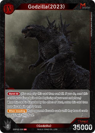 Image for Godzilla (2023) (EBP02-009) (EBP02-009) (Booster Set 2: G: Monsters Raid Again) - Godzilla Card Game