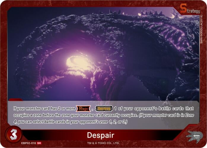 Image for Despair (EBP02-018) (EBP02-018) (Booster Set 2: G: Monsters Raid Again) - Godzilla Card Game