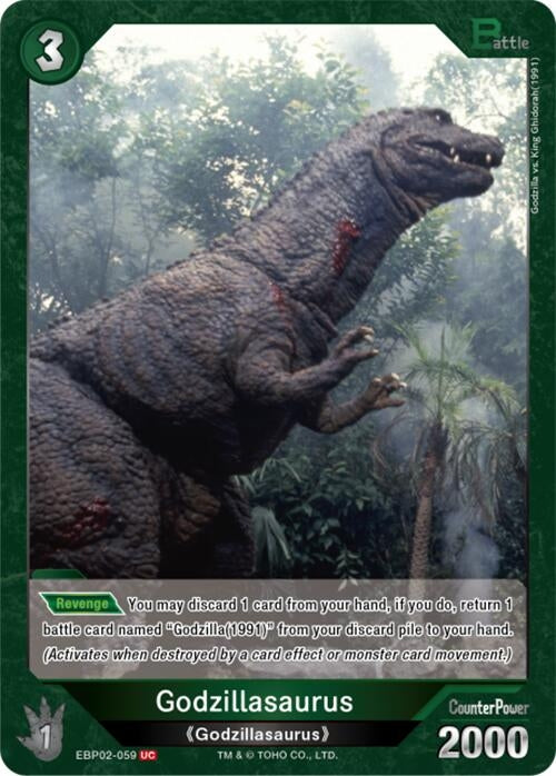 Image for Godzillasaurus (EBP02-059) (EBP02-059) (Booster Set 2: G: Monsters Raid Again) - Godzilla Card Game
