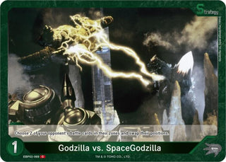 Image for Godzilla vs. SpaceGodzilla (EBP02-069) (EBP02-069) (Booster Set 2: G: Monsters Raid Again) - Godzilla Card Game