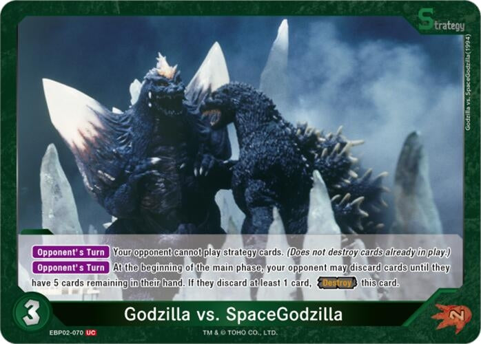 Image for Godzilla vs. SpaceGodzilla (EBP02-070) (EBP02-070) (Booster Set 2: G: Monsters Raid Again) - Godzilla Card Game