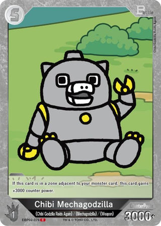 Image for Chibi Mechagodzilla (EBP02-076) (EBP02-076) (Booster Set 2: G: Monsters Raid Again) - Godzilla Card Game