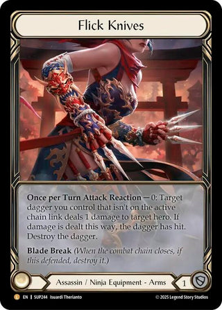 Image for Flick Knives (Extended Art) (SUP244) - Flesh and Blood TCG