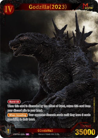 Image for Godzilla (2023) (EBP02-009+) (EBP02-009+) (Booster Set 2: G: Monsters Raid Again) - Godzilla Card Game