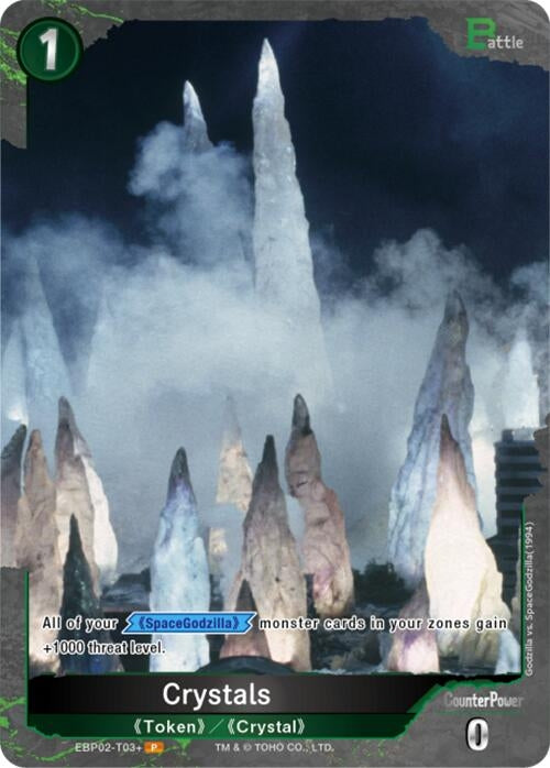 Image for Crystals (EBP02-T03+) (EBP02-T03+) (Booster Set 2: G: Monsters Raid Again) - Godzilla Card Game