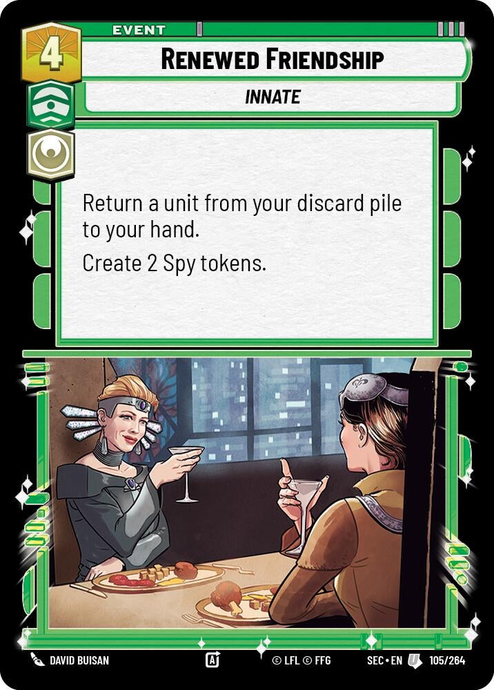 Image for Renewed Friendship (105/264) (Secrets of Power) - Star Wars: Unlimited