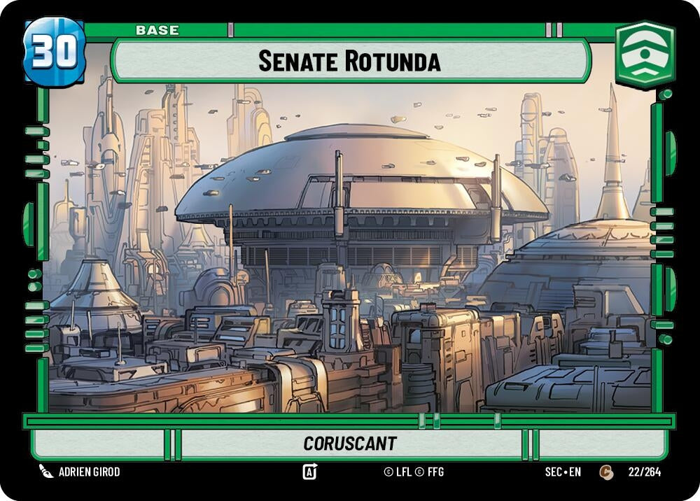 Image for Senate Rotunda // Spy (22/264 // T01/T02) (Secrets of Power) - Star Wars: Unlimited