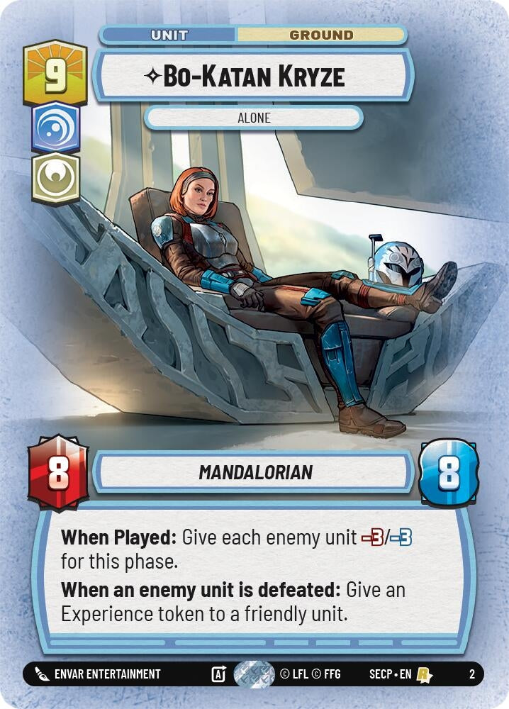 Image for Bo-Katan Kryze - Alone (Secrets of Power - Weekly Play Promos) - Star Wars: Unlimited