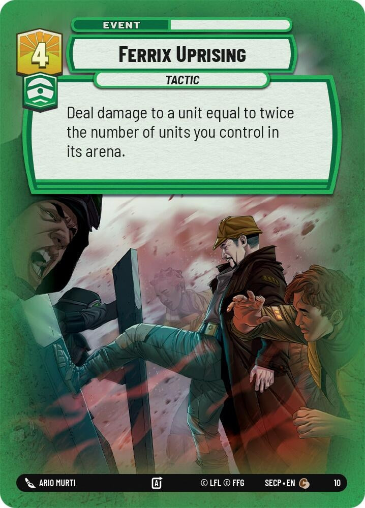 Image for Ferrix Uprising (Secrets of Power - Weekly Play Promos) - Star Wars: Unlimited