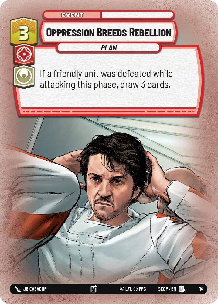 Image for Oppression Breeds Rebellion (Secrets of Power - Weekly Play Promos) - Star Wars: Unlimited