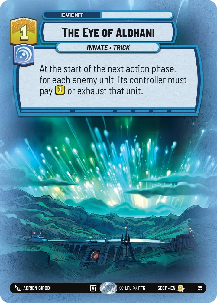 Image for The Eye of Aldhani (Foil) (Secrets of Power - Weekly Play Promos) - Star Wars: Unlimited