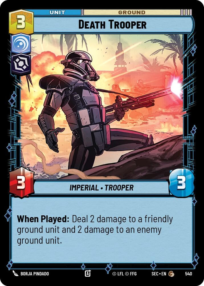 Image for Death Trooper (Foil) (540) (Secrets of Power) - Star Wars: Unlimited