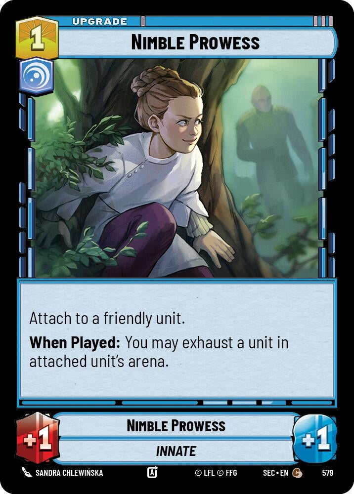 Image for Nimble Prowess (Foil) (579) (Secrets of Power) - Star Wars: Unlimited