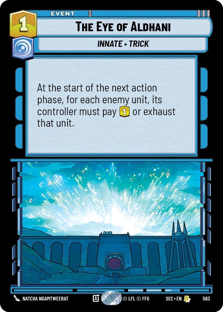Image for The Eye of Aldhani (Foil) (583) (Secrets of Power) - Star Wars: Unlimited