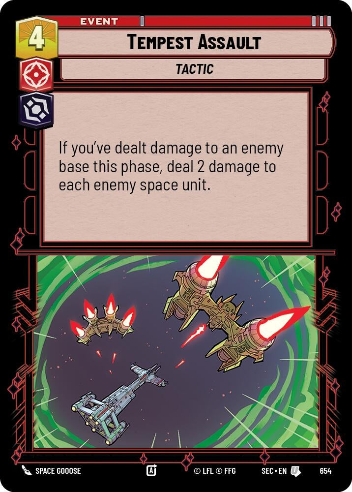 Image for Tempest Assault (Foil) (654) (Secrets of Power) - Star Wars: Unlimited
