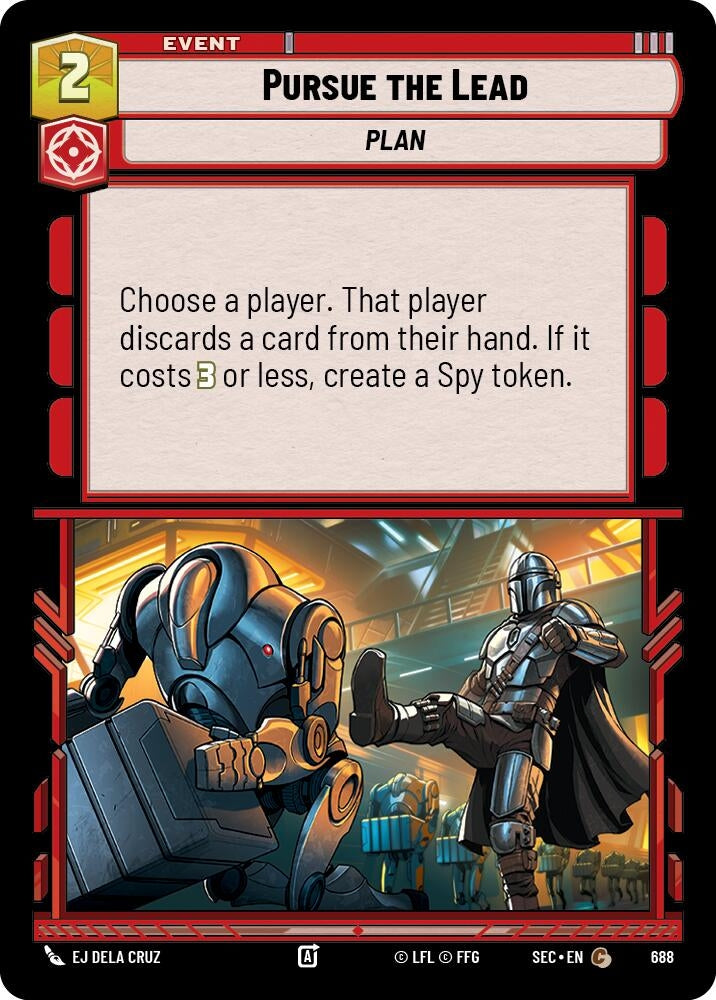 Image for Pursue the Lead (Foil) (688) (Secrets of Power) - Star Wars: Unlimited