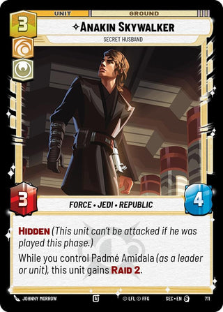 Image for Anakin Skywalker - Secret Husband (Foil) (711) (Secrets of Power) - Star Wars: Unlimited