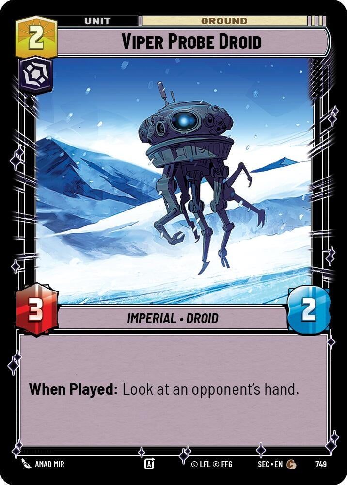 Image for Viper Probe Droid (Foil) (749) (Secrets of Power) - Star Wars: Unlimited