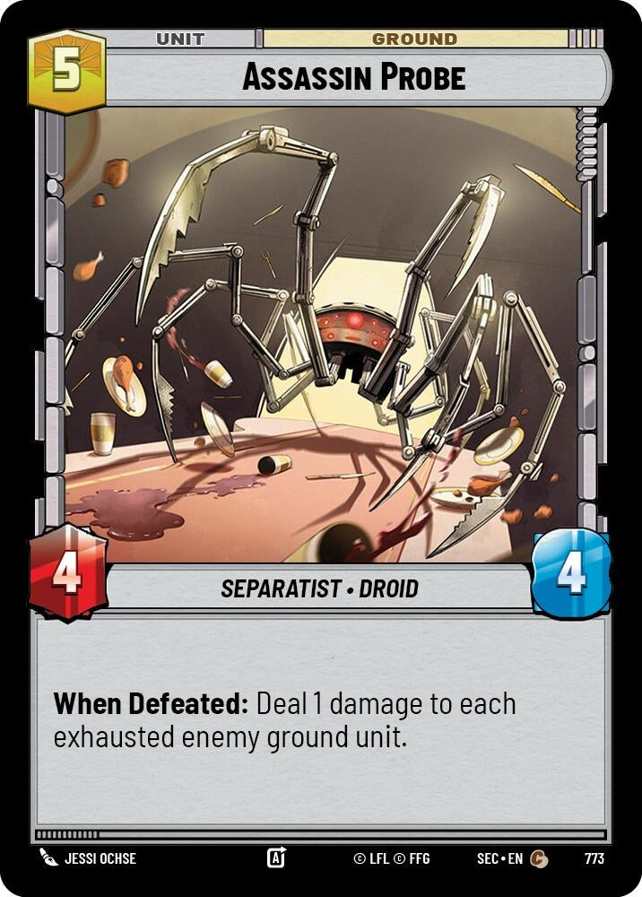 Image for Assassin Probe (Foil) (773) (Secrets of Power) - Star Wars: Unlimited