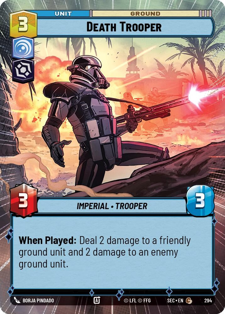 Image for Death Trooper (Hyperspace) (294) (Secrets of Power) - Star Wars: Unlimited