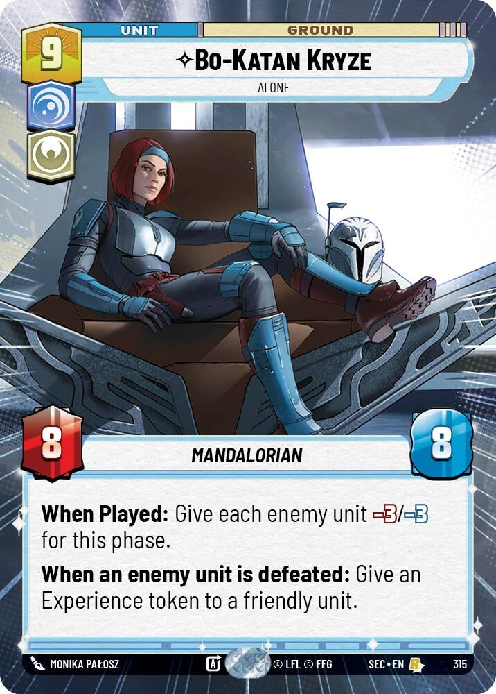 Image for Bo-Katan Kryze - Alone (Hyperspace) (315) (Secrets of Power) - Star Wars: Unlimited