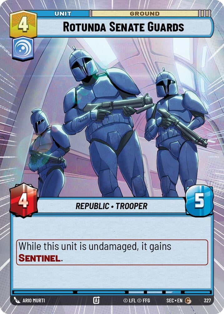 Image for Rotunda Senate Guards (Hyperspace) (327) (Secrets of Power) - Star Wars: Unlimited