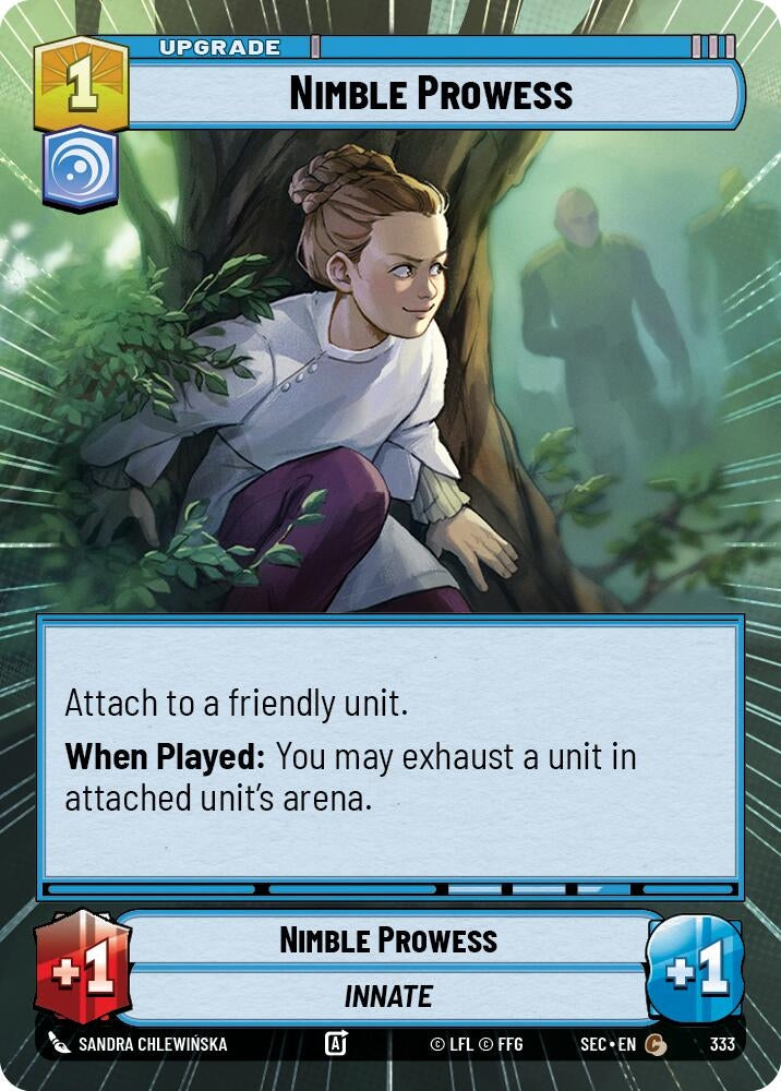 Image for Nimble Prowess (Hyperspace) (333) (Secrets of Power) - Star Wars: Unlimited