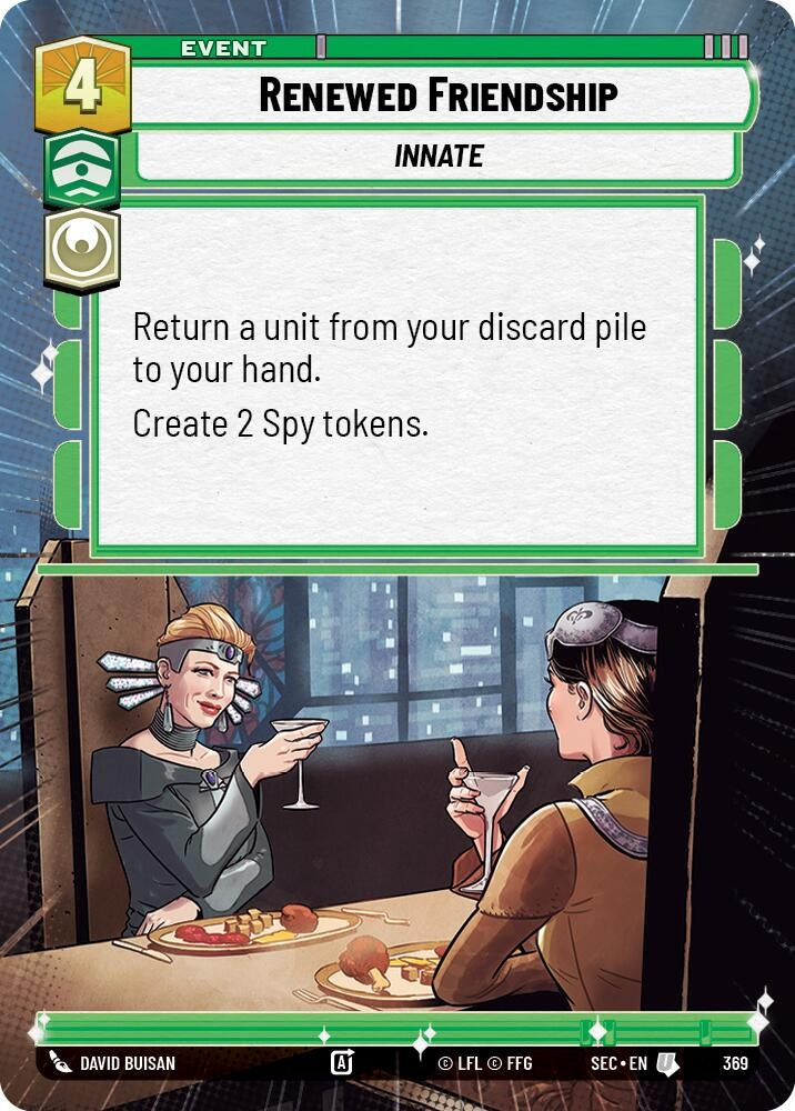 Image for Renewed Friendship (Hyperspace) (369) (Secrets of Power) - Star Wars: Unlimited
