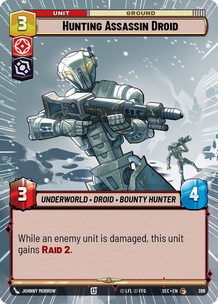 Image for Hunting Assassin Droid (Hyperspace) (398) (Secrets of Power) - Star Wars: Unlimited