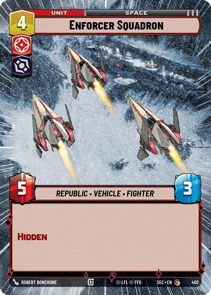 Image for Enforcer Squadron (Hyperspace) (402) (Secrets of Power) - Star Wars: Unlimited