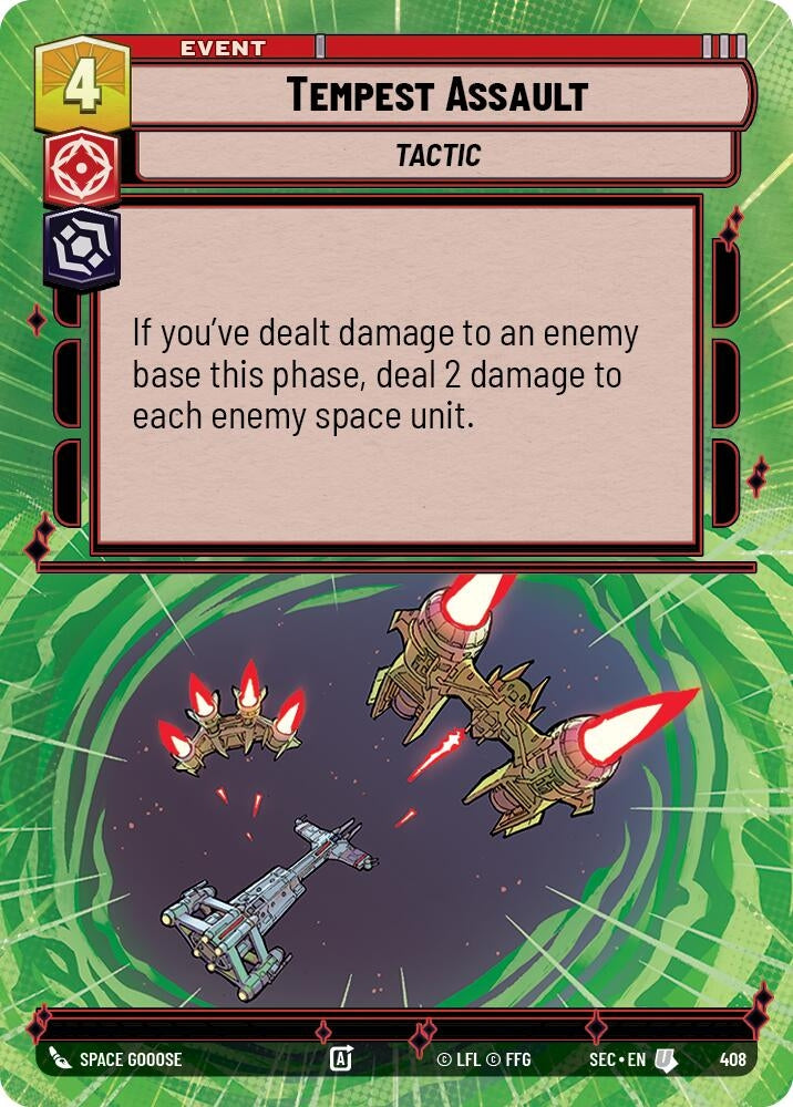 Image for Tempest Assault (Hyperspace) (408) (Secrets of Power) - Star Wars: Unlimited