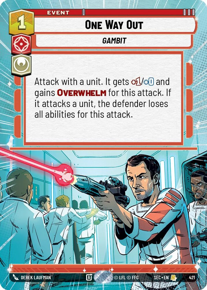 Image for One Way Out (Hyperspace) (421) (Secrets of Power) - Star Wars: Unlimited