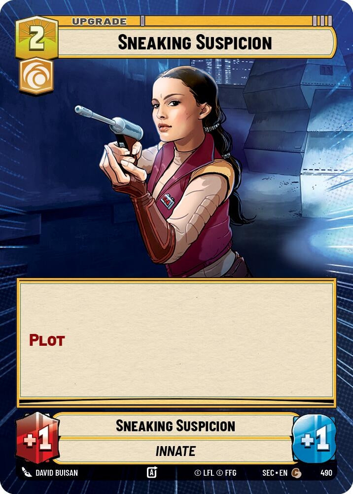 Image for Sneaking Suspicion (Hyperspace) (490) (Secrets of Power) - Star Wars: Unlimited