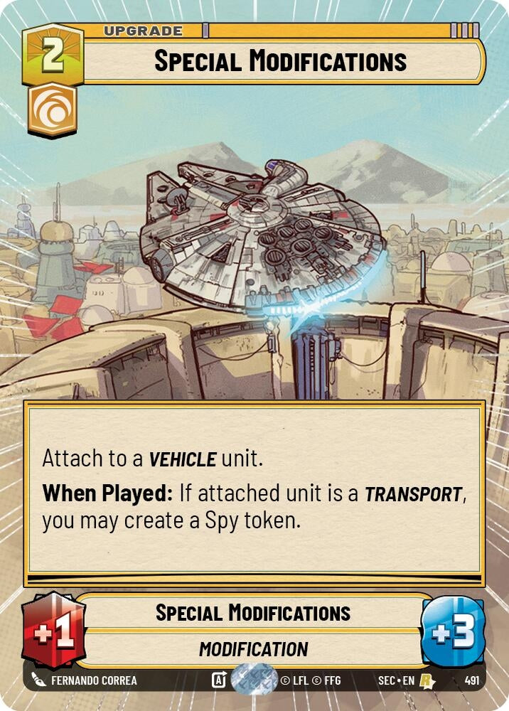 Image for Special Modifications (Hyperspace) (491) (Secrets of Power) - Star Wars: Unlimited