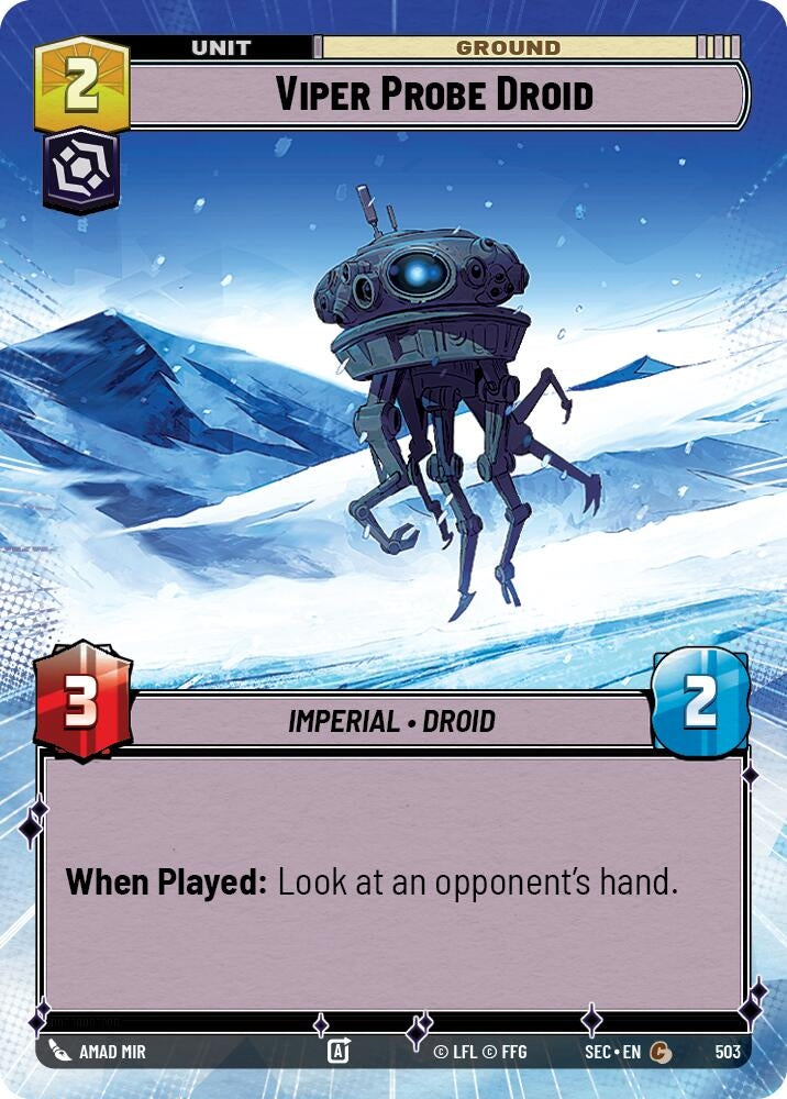 Image for Viper Probe Droid (Hyperspace) (503) (Secrets of Power) - Star Wars: Unlimited