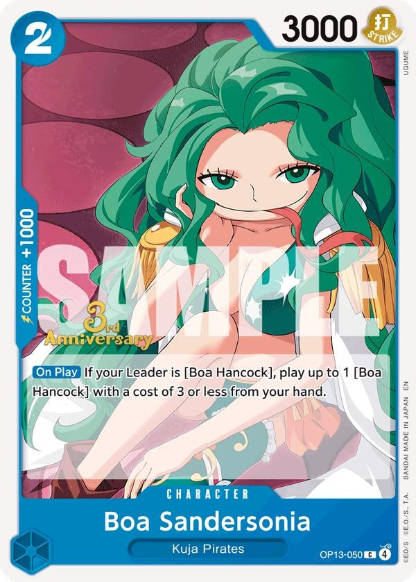 Image for Boa Sandersonia (OP13-050) (Carrying On His Will: 3rd Anniversary Tournament Cards) - One Piece Card Game