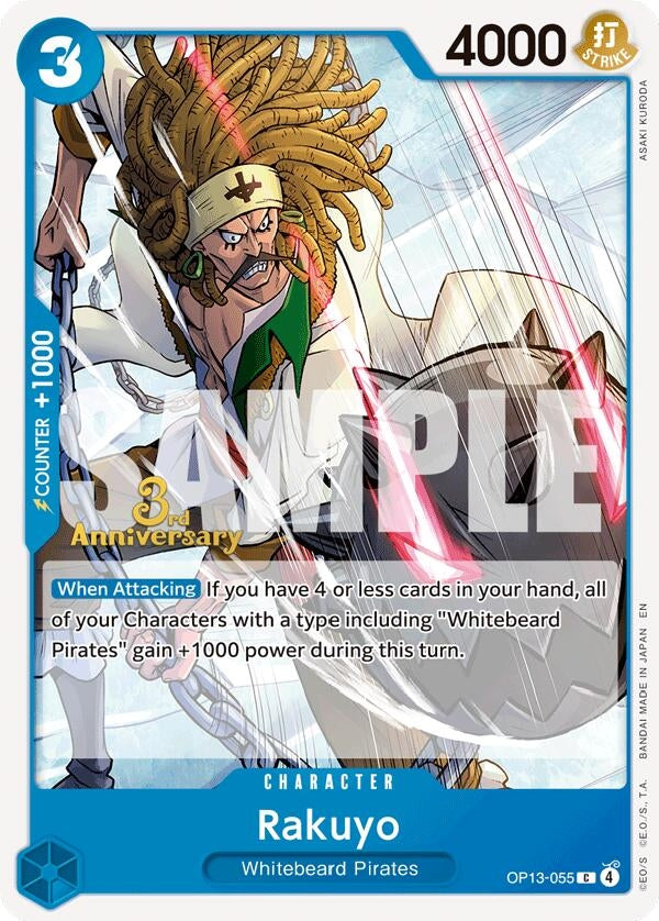Image for Rakuyo (OP13-055) (Carrying On His Will: 3rd Anniversary Tournament Cards) - One Piece Card Game