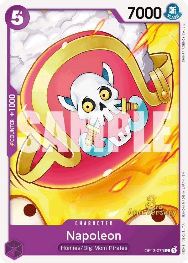 Image for Napoleon (OP13-070) (Carrying On His Will: 3rd Anniversary Tournament Cards) - One Piece Card Game
