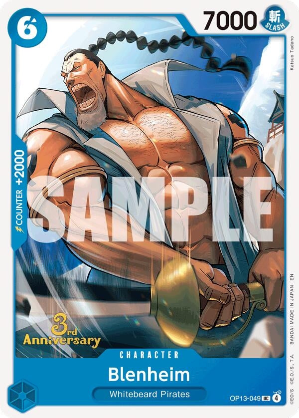 Image for Blenheim (OP13-049) (Carrying On His Will: 3rd Anniversary Tournament Cards) - One Piece Card Game
