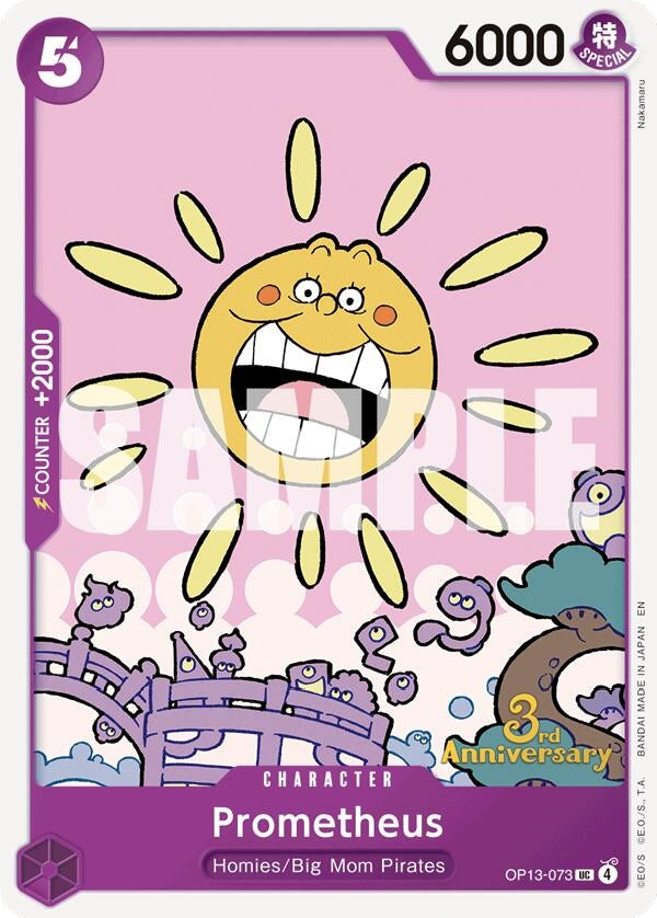 Image for Prometheus (OP13-073) (Carrying On His Will: 3rd Anniversary Tournament Cards) - One Piece Card Game
