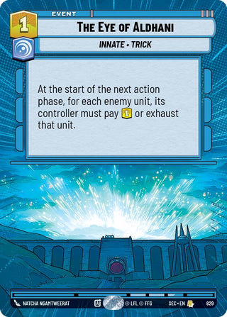 The Eye of Aldhani (Hyperspace Foil) (829) (Secrets of Power)